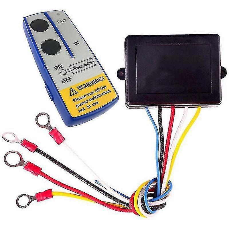 1 Set 12v Car Wireless Winch Electric Controller Remote Car Vehicle Trailer Kit