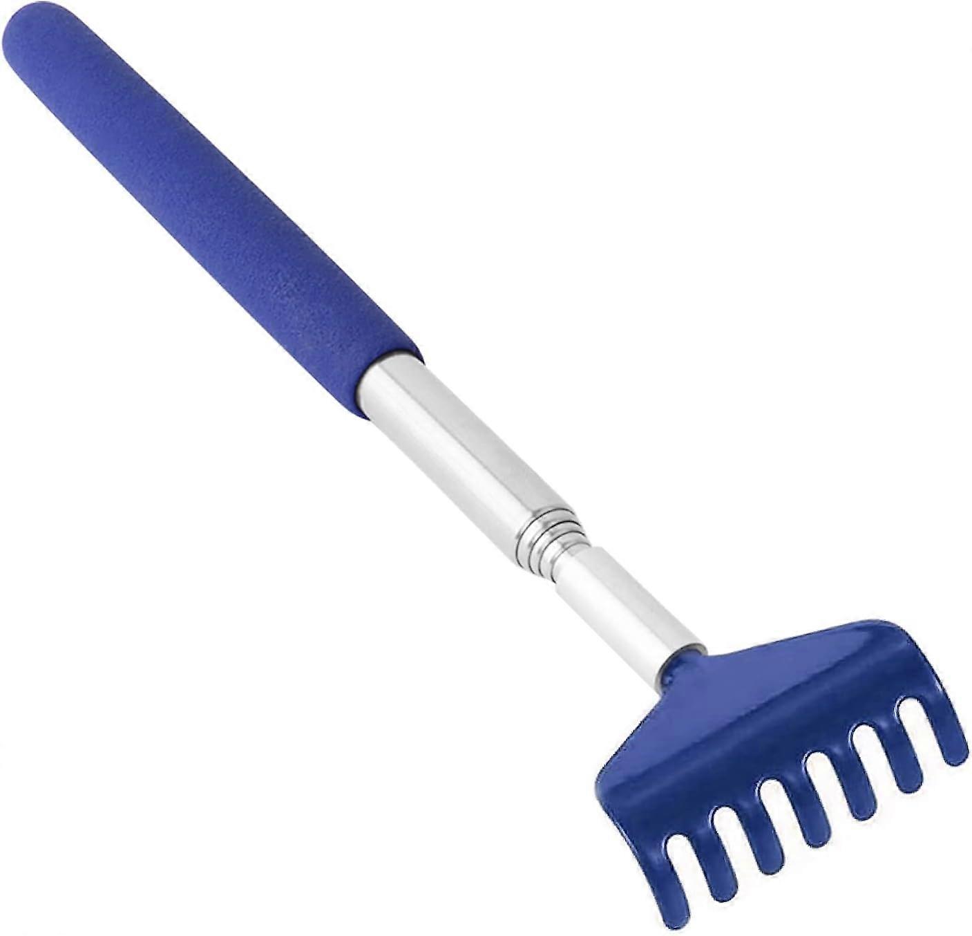 Stainless Steel Back Scratcher Massager, Portable Extendable Back Scratcher with Telescopic Handle