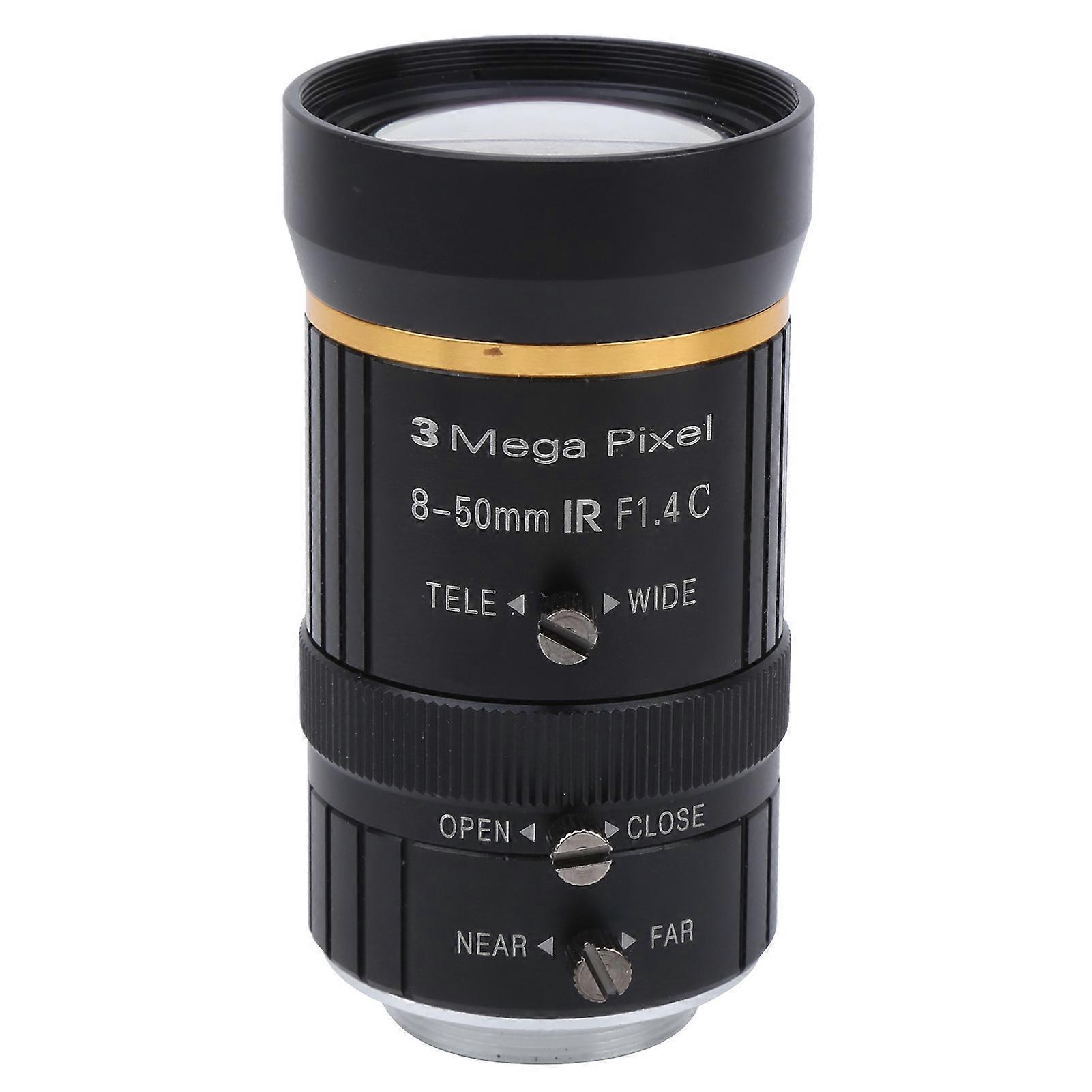 KP-850 3MP 8-50mm 1/2 C-Mount Industrial Microscope Lens Accessory with Variable Focusing for Clear and Vivid Images