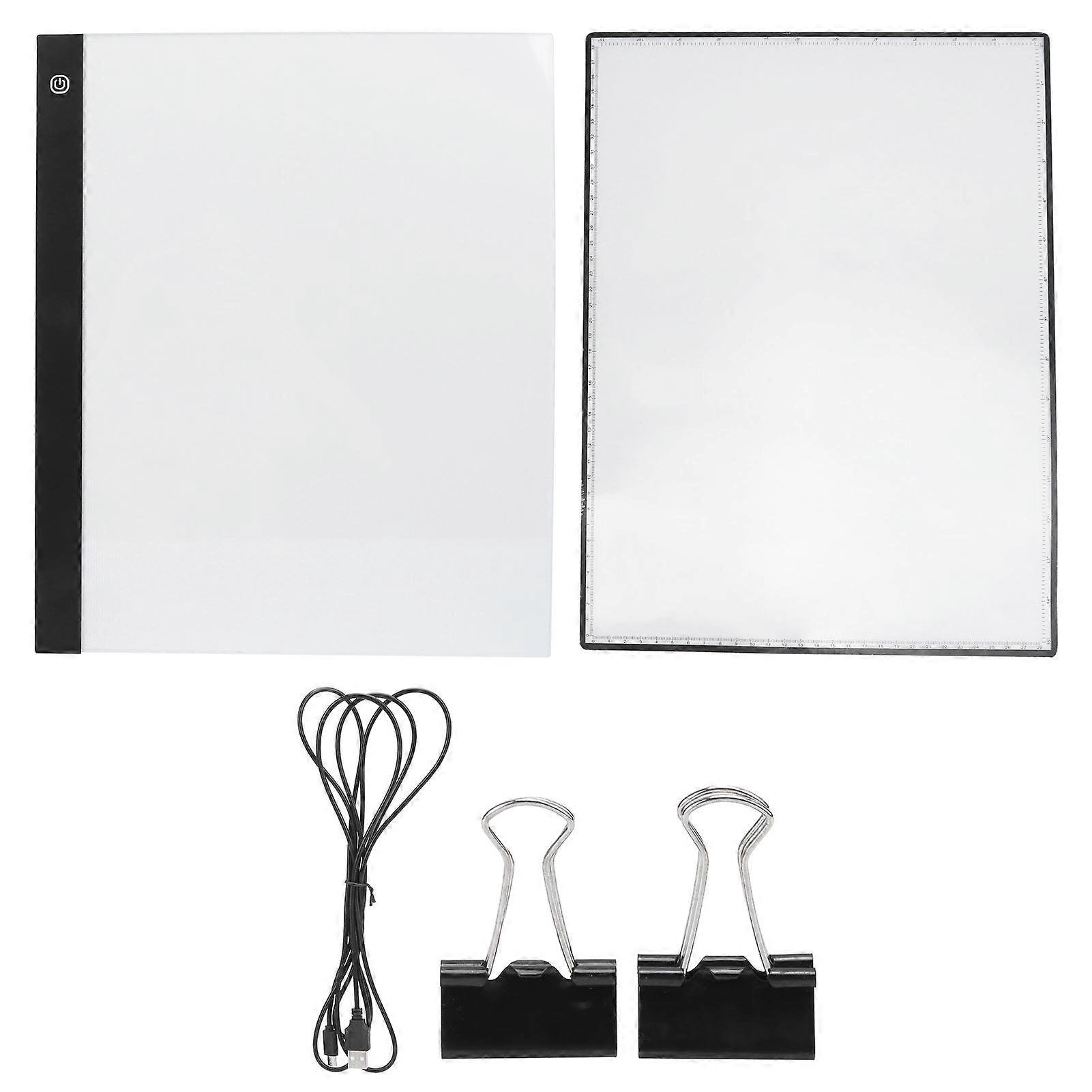 Light Pad Tracer Ultra Thin Adjustable Brightness Portable Light Board with USB Cable for Sketching