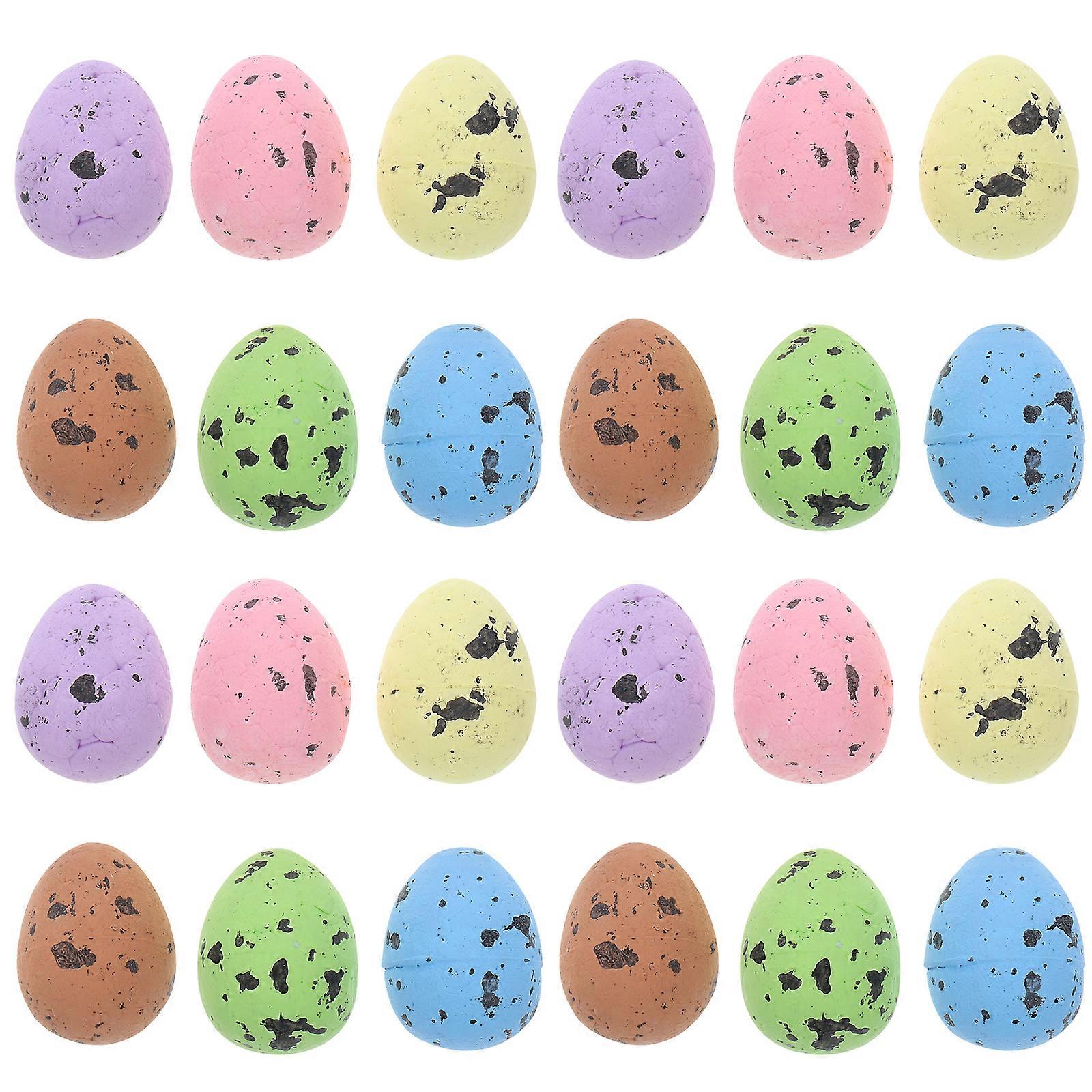 100pcs Funny Easter DIY Eggs Eggs Easter Simulation Eggs Kids DIY Eggs