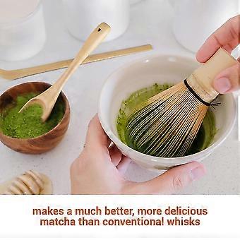 Frusta Matcha In Bambù Naturale – Chasen Da 100 Denti – Fatta A Mano Per Cerimonia Del Tè