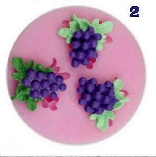 Diy ananas piersic căpșuni de struguri Fondant silicon tort mucegai argila handmade sapun mucegai de copt