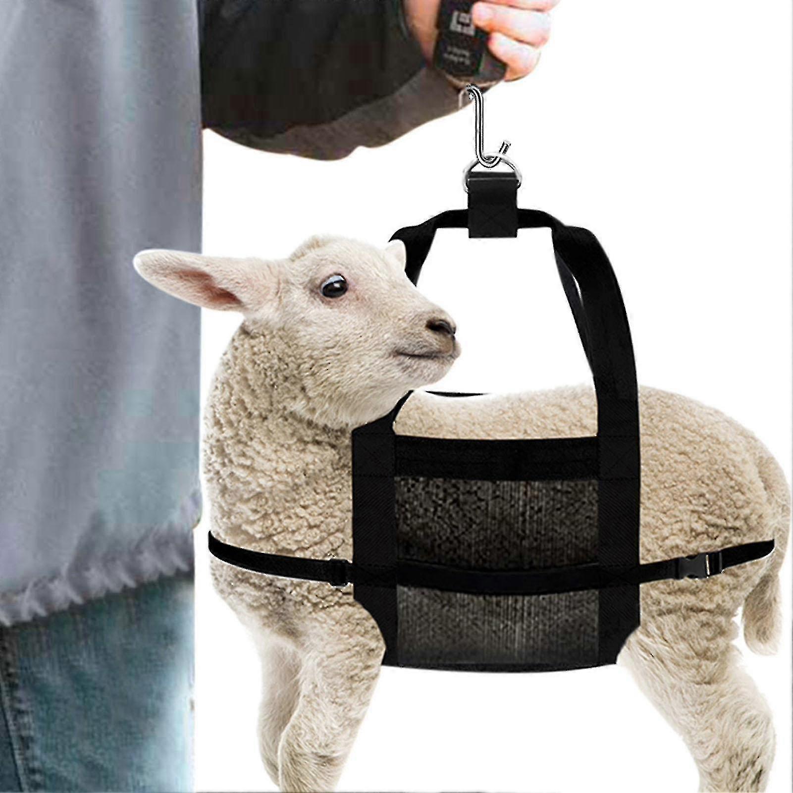 Calf Sling For Weighing Animals, Calf Scale Hanging Weight Scale Sling With Adjustable Straps For Weighing Calves Lambs