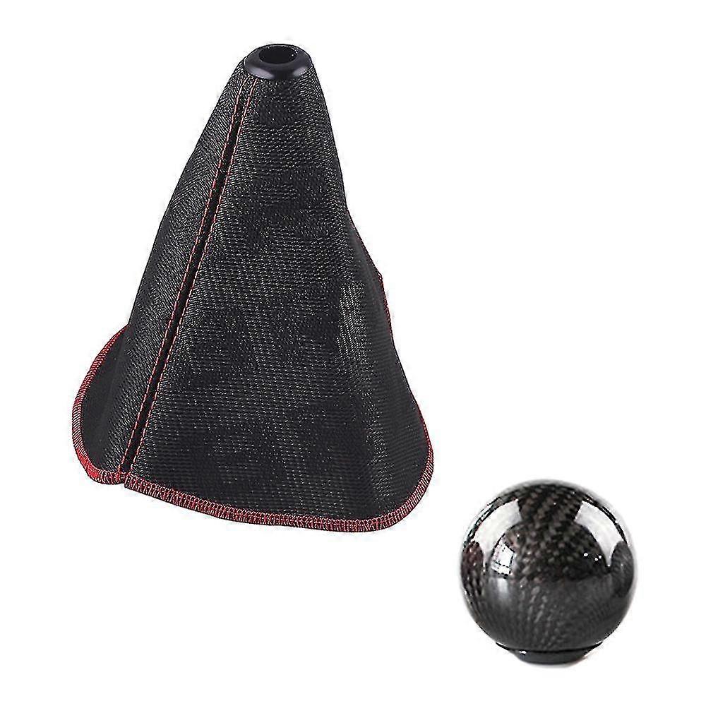 Shifter Boot Cover Shift Knob Combo for Accord Black