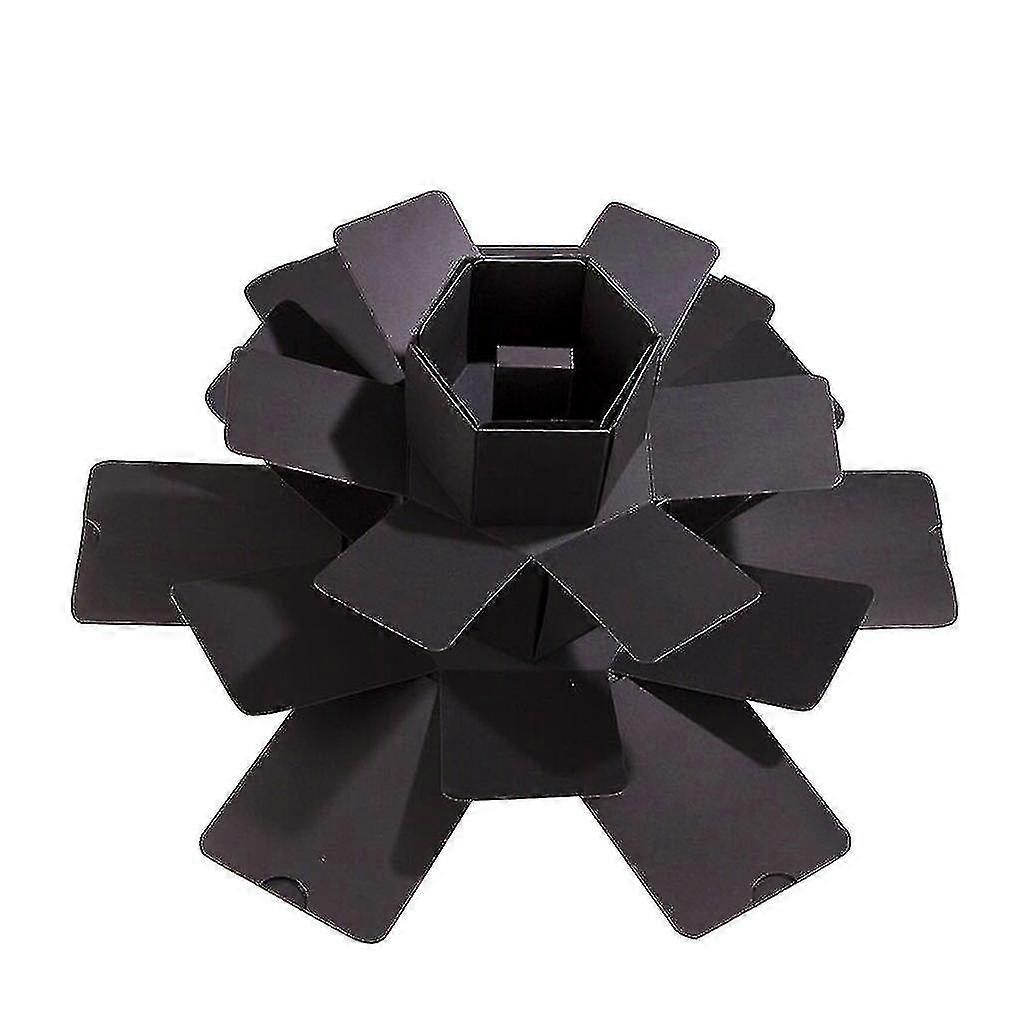 Box Hexagonal Shaped Multi-layer Diy Photo Album Holiday