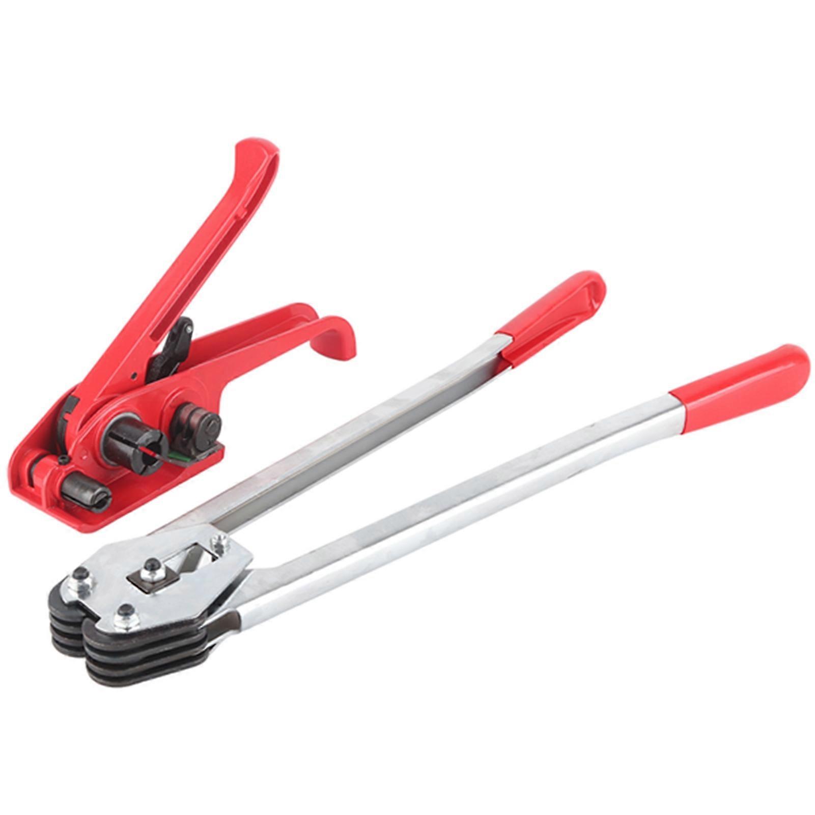 Manual PP/PET Plastic Strap Tensioner & Sealer Hand Strapping Sealing Packing Tool Set