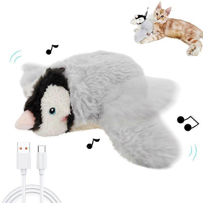Rechargeable Flapping Cute Penguin Catnip Cats Toys