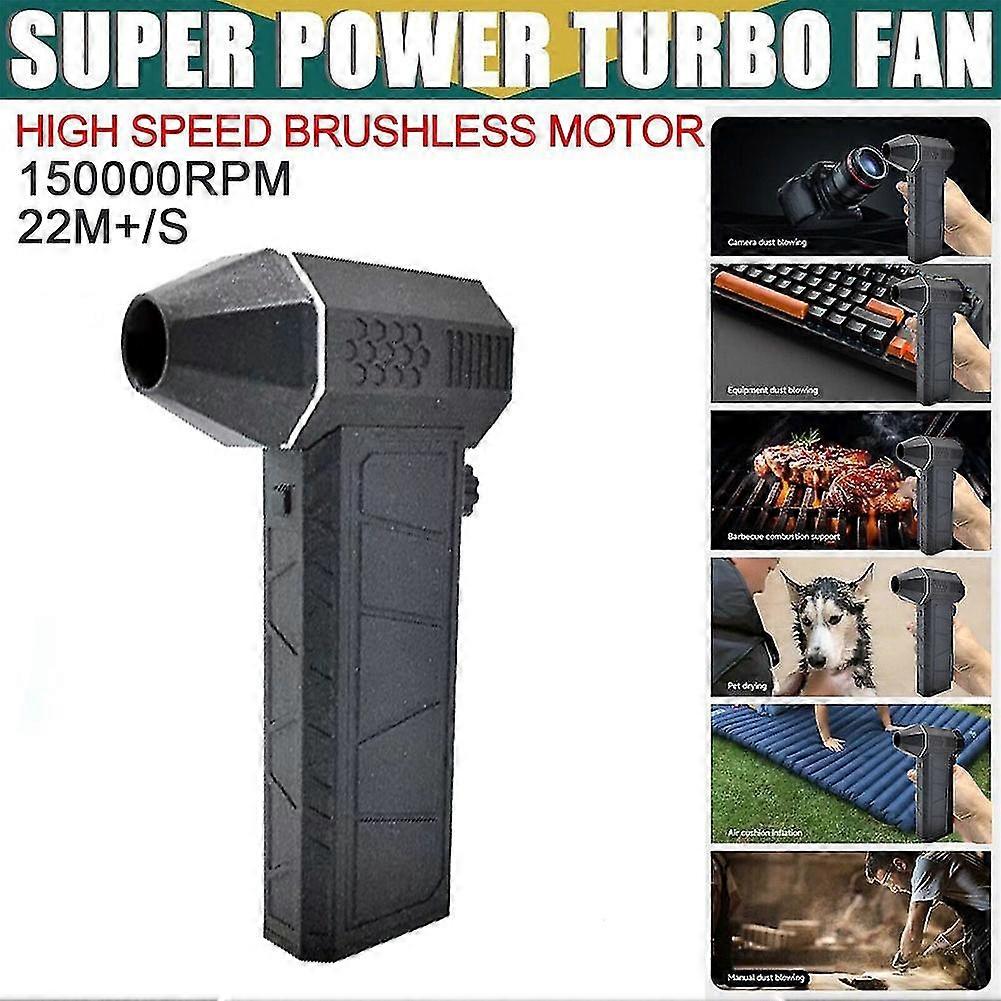 Ventilador de jato requintado 150000 rpm Ventilador de jato elétrico Super Ventilador de jato Turbofan violento 5,63 polegadas * 3,66 polegadas * 1,53 polegadas gera baixo calor