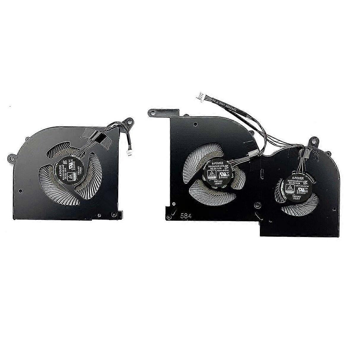 Laptop Cpu Gpu Cooling Fan For Gs66 Stealth 10sd 10sgs 10sfs 10sf 10se -16v1 -16v2 Ws66 P66 Coole