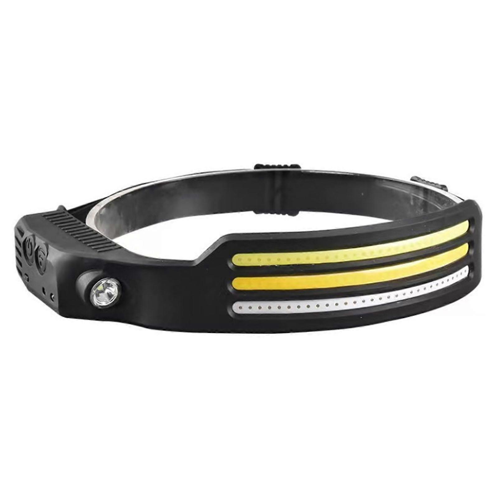 Motion Sensor LED Headlamp High Brightness Multiple Lighting Modes Waterproof USB Rechargeable Headlight LED Torch