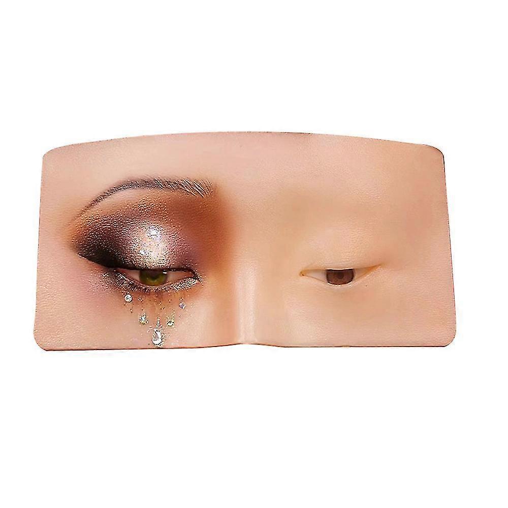 Makeup Practicing Aid Eyes Makeup Silicone Board For Cosmetologist