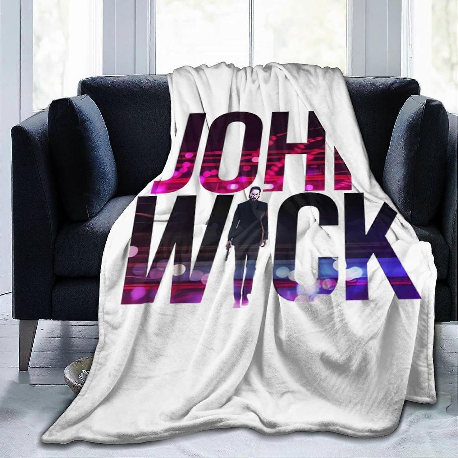 Super Soft Flannel John Blanket Wick Warm Blanket Sofa Throw Blankets Air Conditioning Blankets for All SeasonsC-68