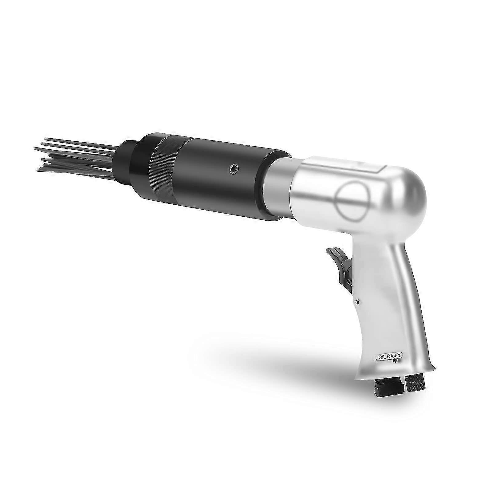 Air Needle Αφαίρεση Σκουριάς, 19 Βελόνες 3000 RPM Πιστόλι Βελόνας Πνευματικό Αφαίρεσης Σκουριάς Βελόνας 1/4" 10 CFM 35 cm