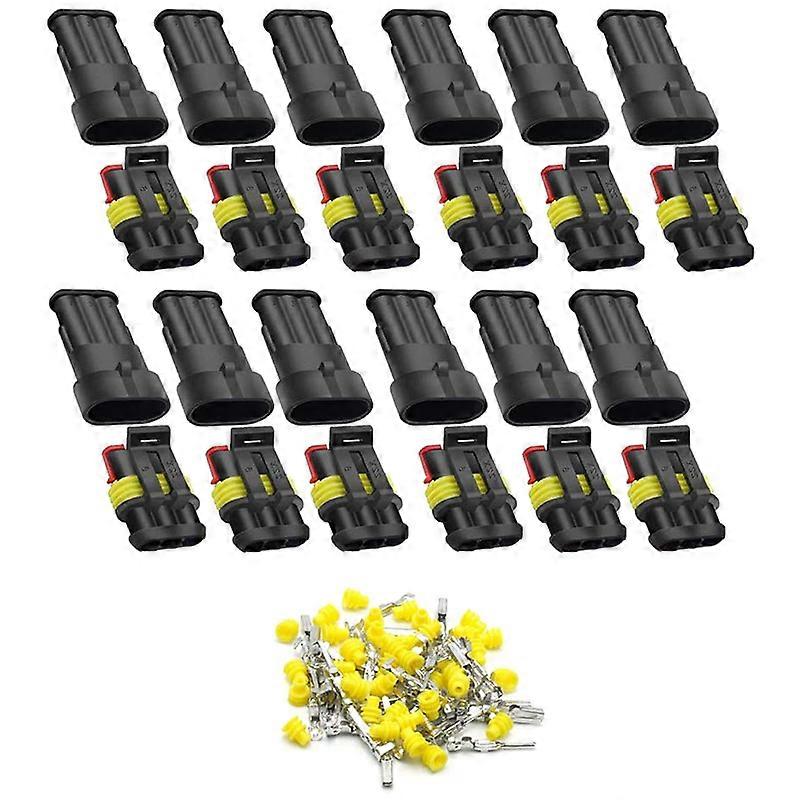 3 Pin Way Car Waterproof Electrical Connector, Plug Automotive 1.5Mm Series Terminal Connectors for