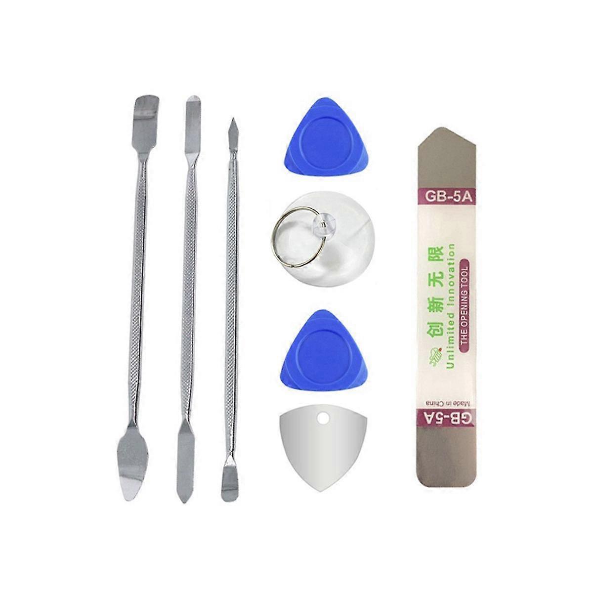 8-In-1 Metal Crowbar Set Disassembling Tool Metal Crowbar Lifting Shell Boot Prying Shell Lifting T