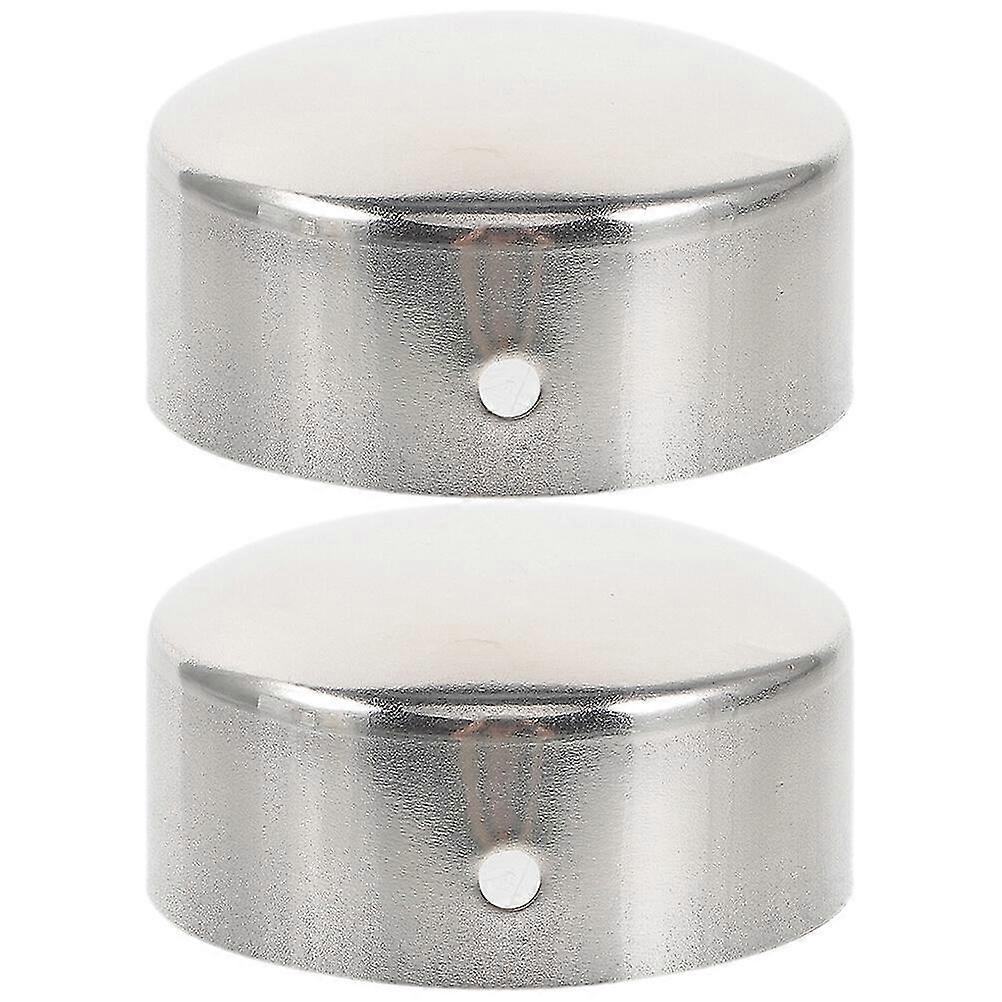 2pcs Round Handrail End Plug Caps Hole Plugs Handrail End Caps For Wood Rail