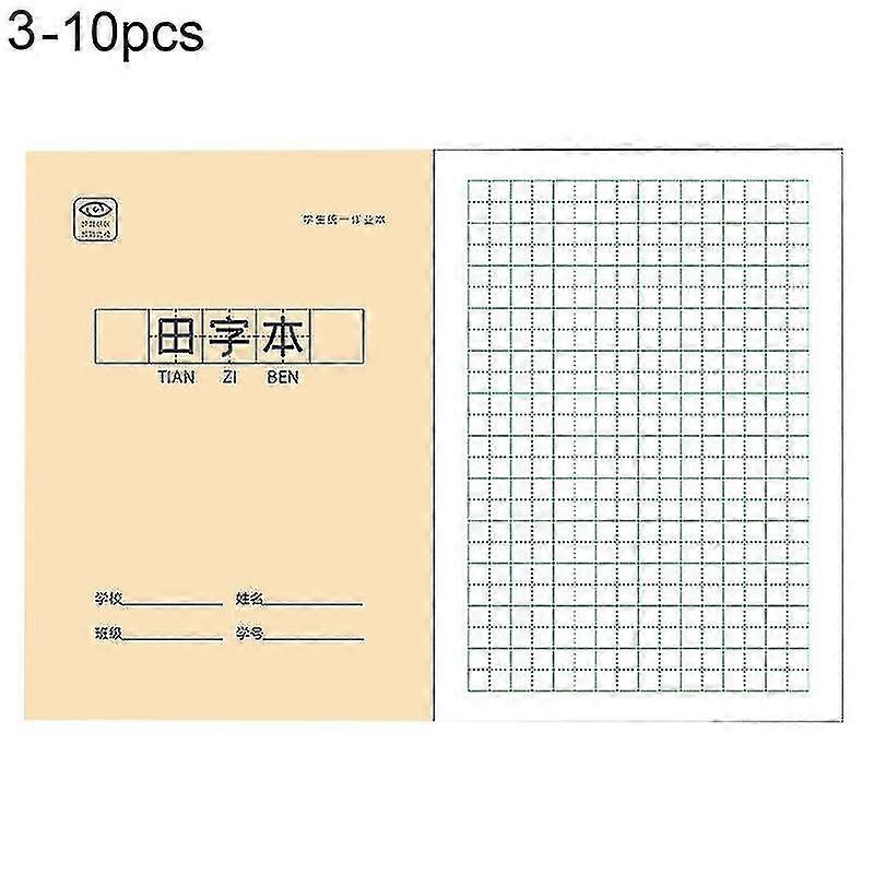 10pcs Wear-resistant Notebook Fine Workmanship Paper Portable Practical Handwriting Notebook For School