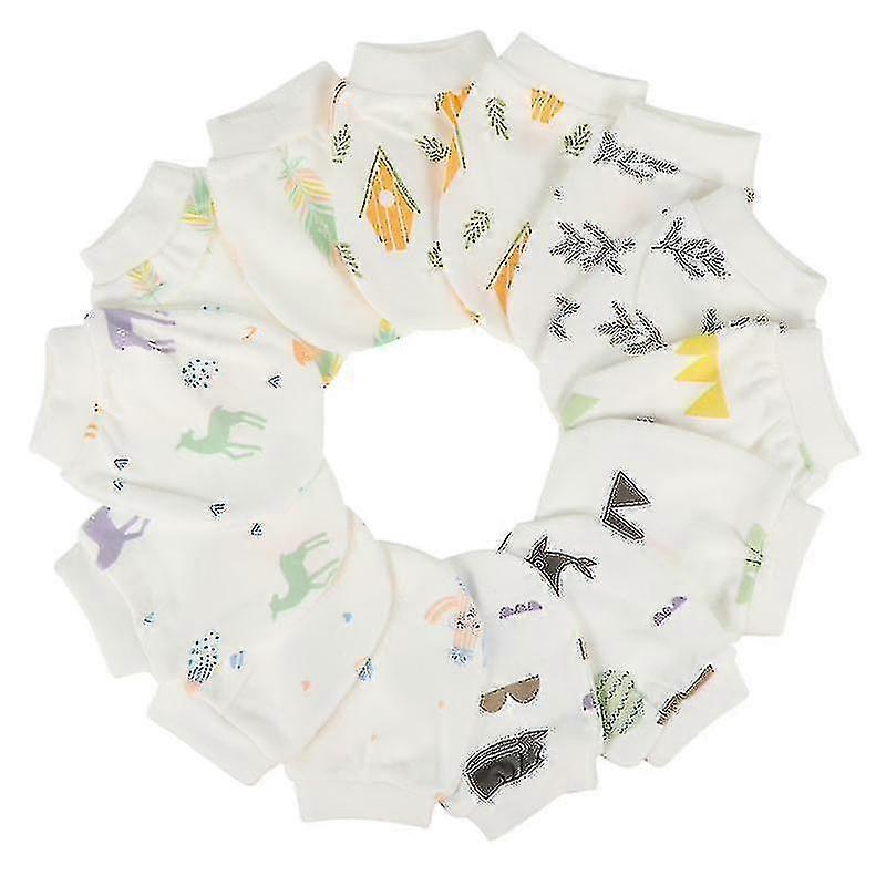 7 Pairs Baby Anti-scratch Face Mittens Cotton Infant Gloves No Scratch Gloves