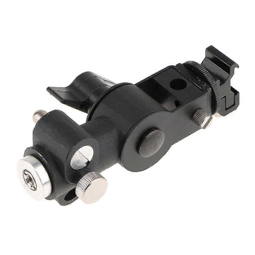 D-shape Type 180 Swivel Flash Bracket Camera Speedlight Mount Holder For Tripod Umbrella Softbox Reflector Video Light