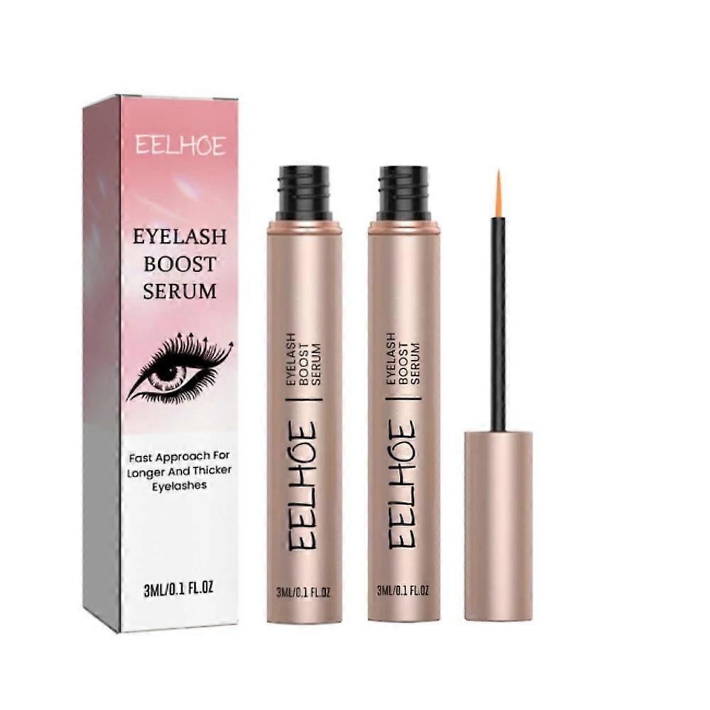 2pcs Νέα βλεφαρίδα που ενισχύει την ανάπτυξη φρυδιών ορού Ανανέωση ταχείας μακράς βλεφαρίδας Boost επάνω παχύτερο