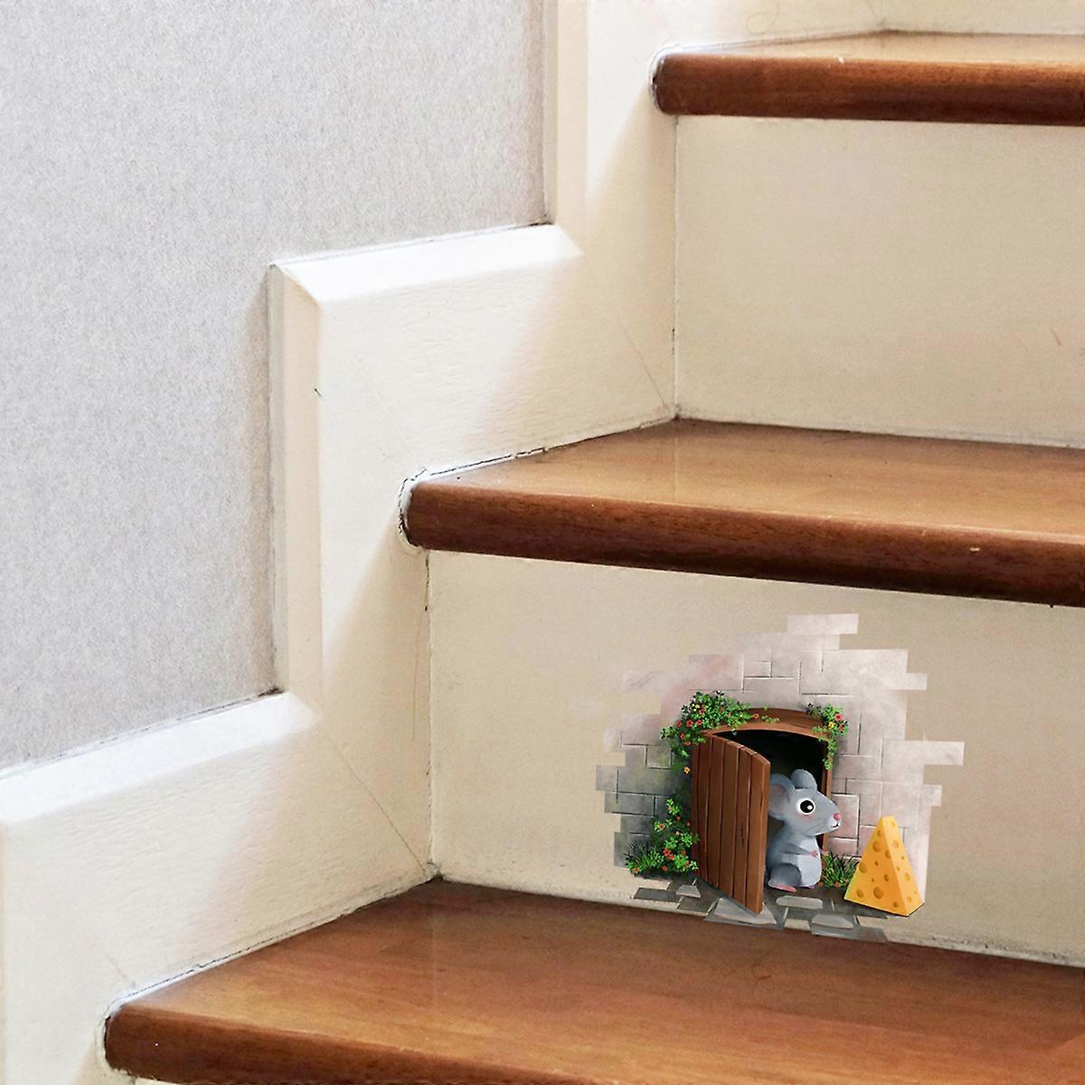 Mouse Hole Wall Sticker Wall Sticker Wall Decoration for Bedroom Living Room Office