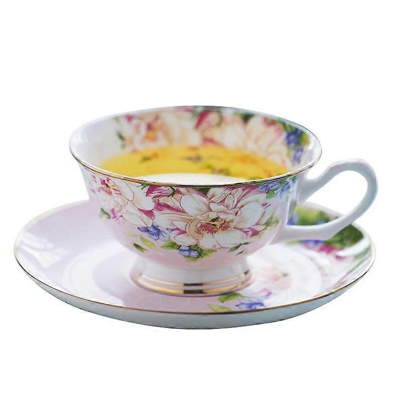 220ML, finom csont porcelán vintage teáscsésze készlet, kézműves teáscsésze csészealjjal, porcelán kávéscsésze, kávézó porcelán csésze és csészealj