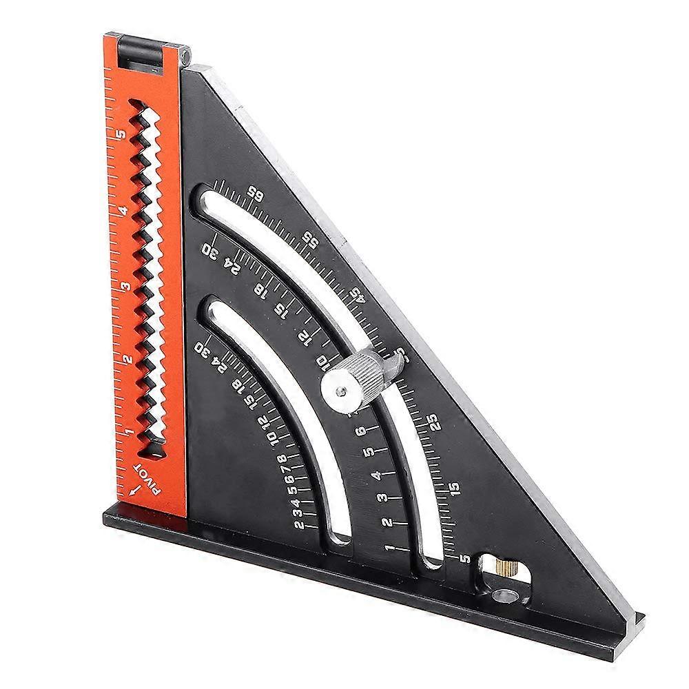 Folding Triangle Ruler Speed Square Adjustable Positioning 6-inch