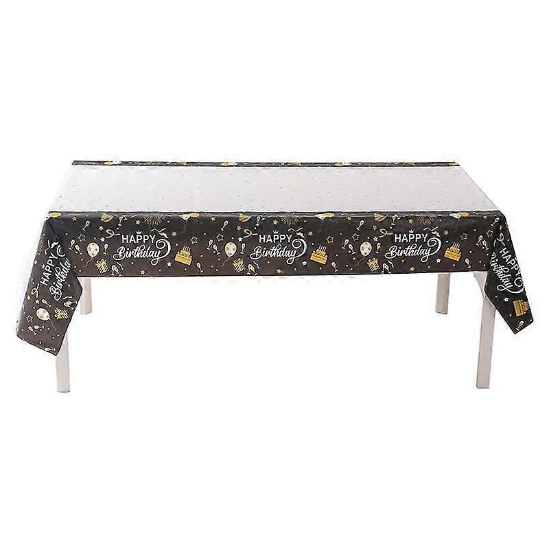 1PC Waterproof Rectangle Balloon Birthday Party Decroation Plastic Tablecloth Disposable Table Cloth