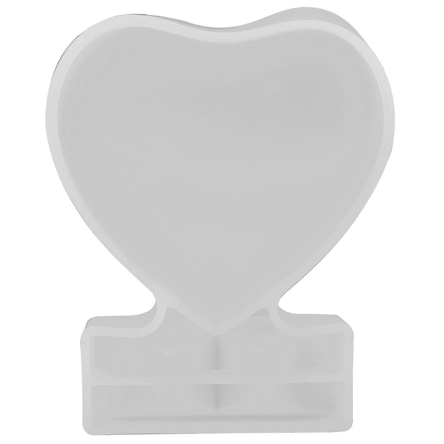 Resin Mold for Photo ,Heart Shape Silicone Epoxy Molds for Casting and