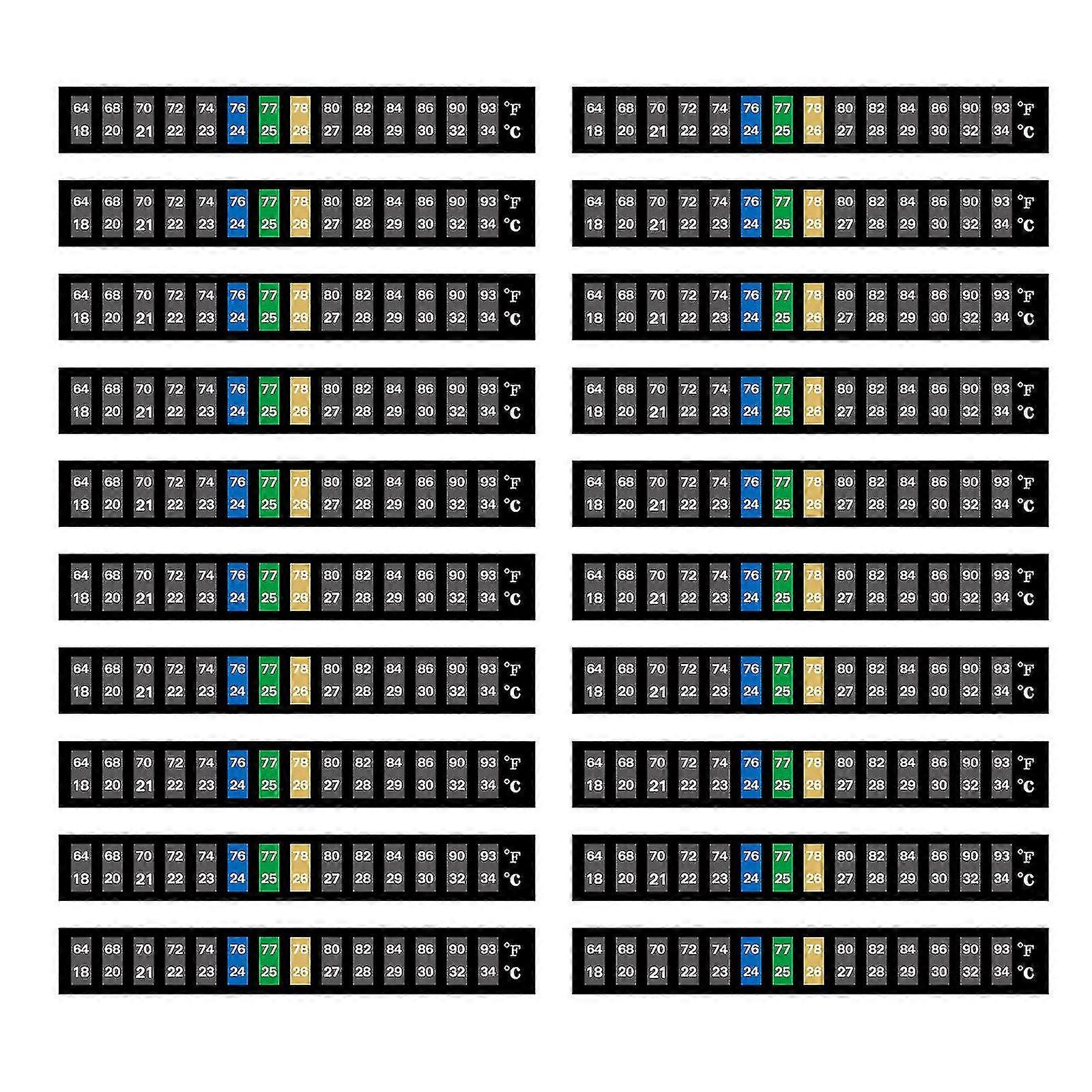 Stick On Thermometer Strips Horizontal Stickers Digital Display For Fermenting