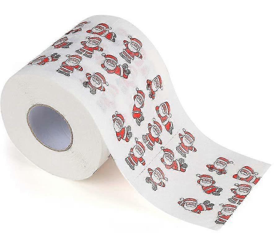 Toilet Paper Christmas Pattern Roll Paper 250 Sheets 2 Layers