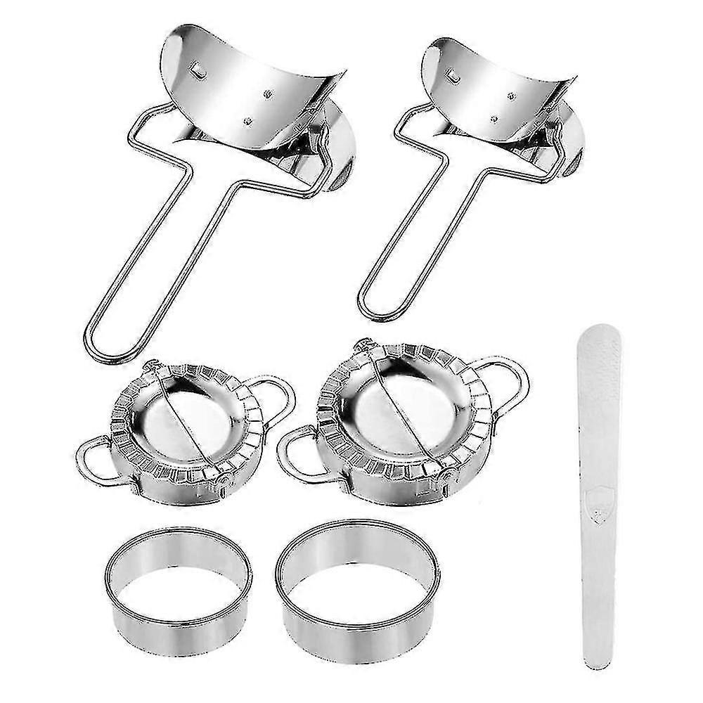 7 Pcs Dumplings Maker Set,easy Dumpling Maker And Cuter, Dumpling Mould For Dumpling Pie Pastry Tool