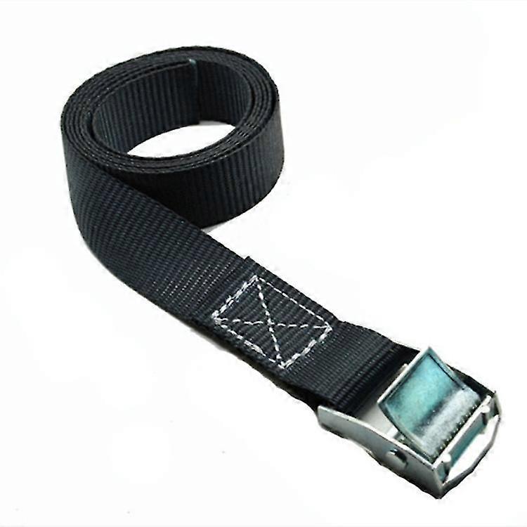 أحزمة ربط البضائع الأشرطة الثقيلة للبضائع ، مناسبة لمقطورات البضائع والسيارات قوارب الكاياك والدراجات النارية (2 قطعة ، أسود) cy