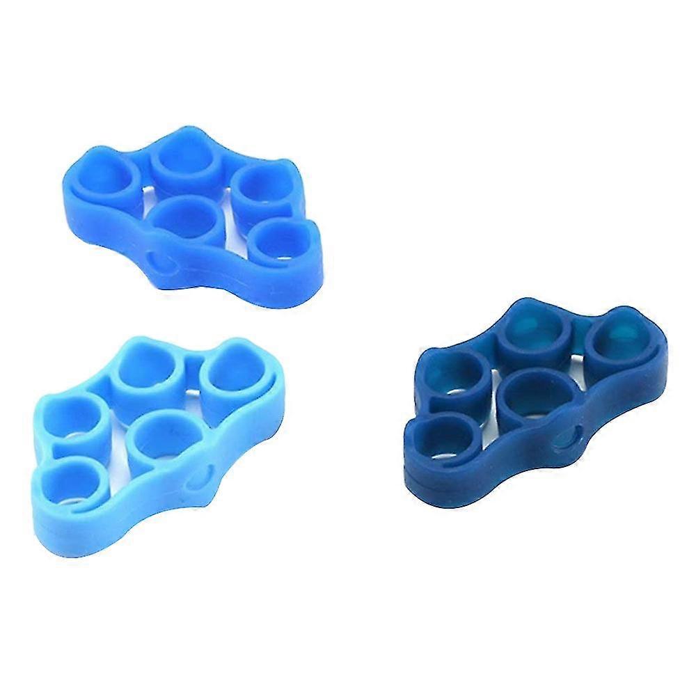 3 In 1 Finger Stretcher Resistance Bands Hand Extensor Exerciser Finger Grip Strengthener Strength