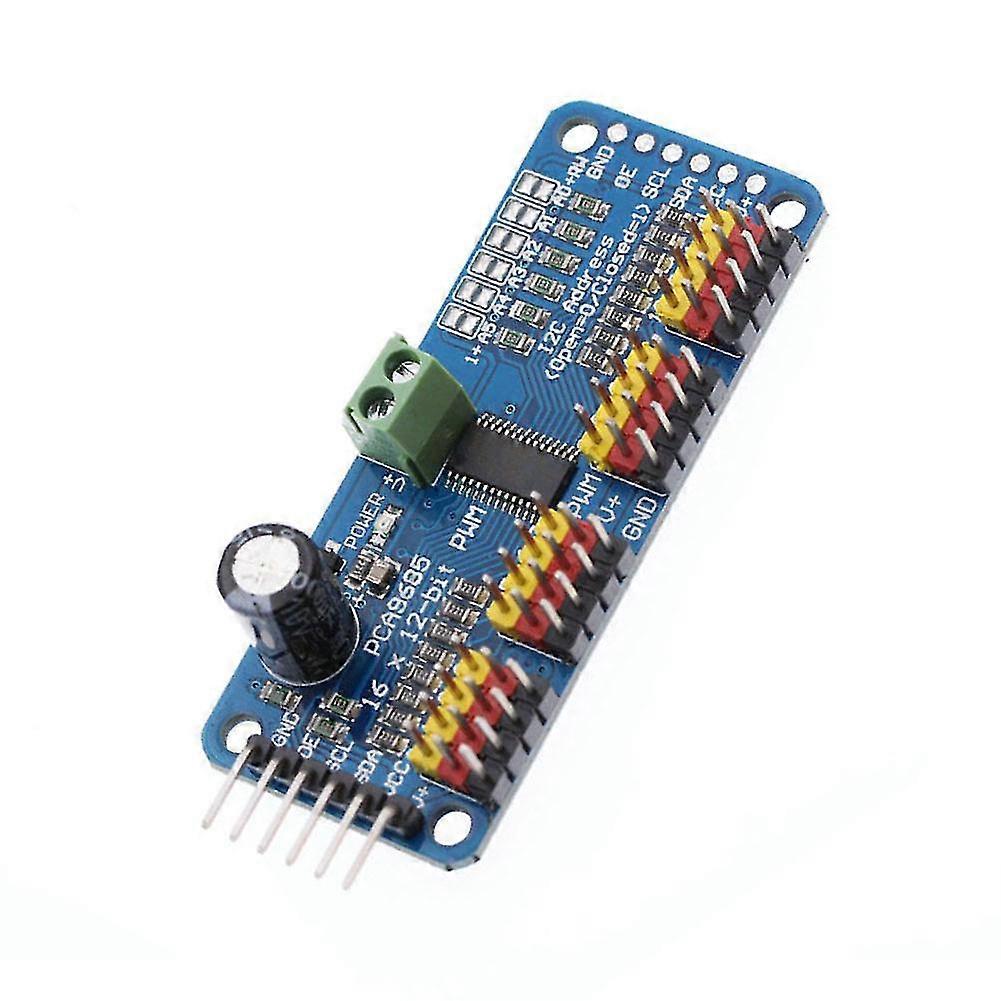 Pca9685 16-channel Pwm/servo Driver Iic Interface For Arduino Shield Module