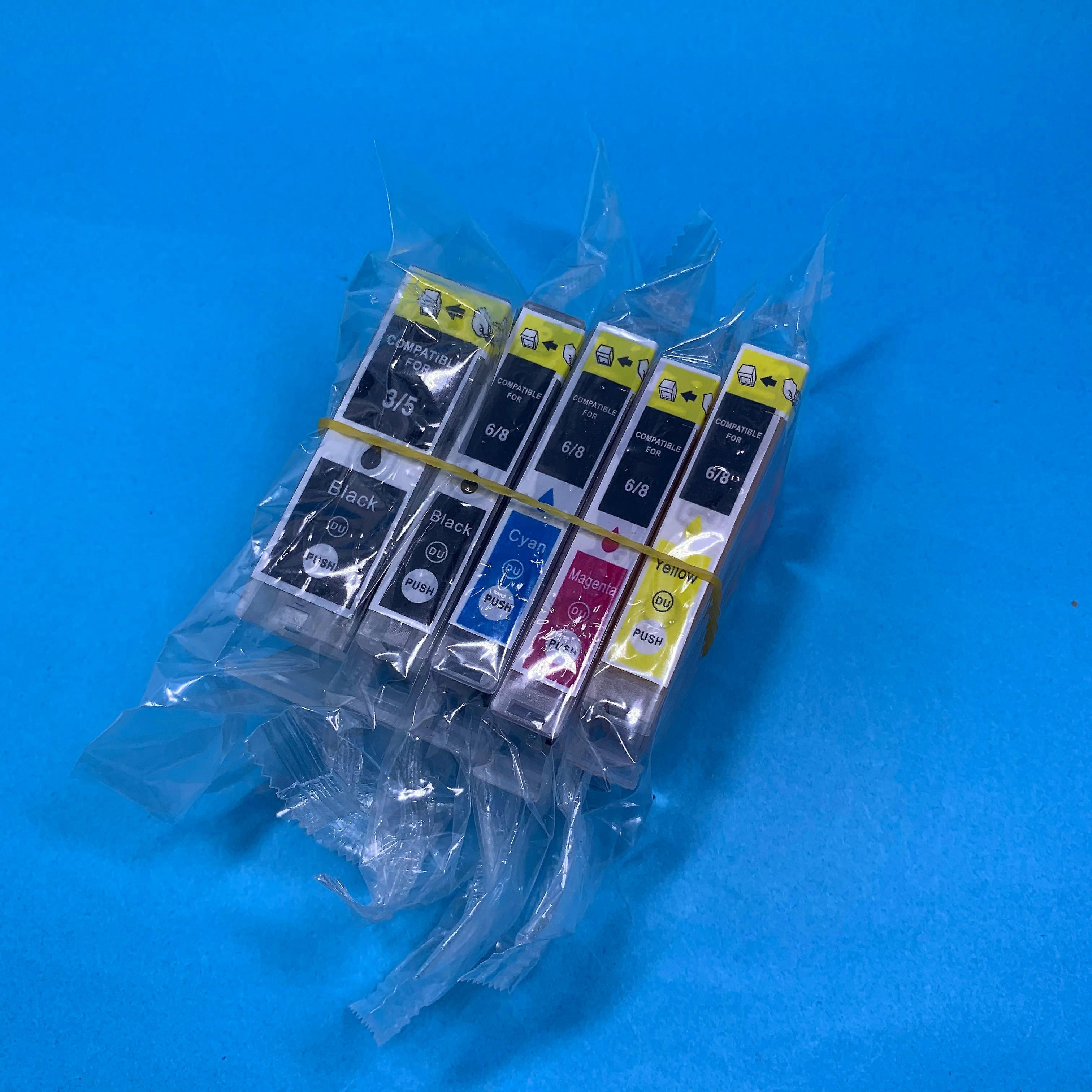 5 Teile / Satz PGI-5 CLI-8 Kompatible Tintenpatrone für Canon PIXMA iP4200 iP4300 iP4500 iP5200 MP530 MP600 MP610 MP800 MP500 MP510
