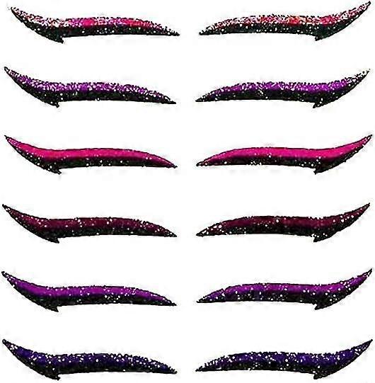 6 Pairs Reusable Eyeliner Stickers For Women, Waterproof Lazy Reusable Reusable Eyeliner Stickers Cat Eye Makeup Double Eyelid Sticker, For Daily Part