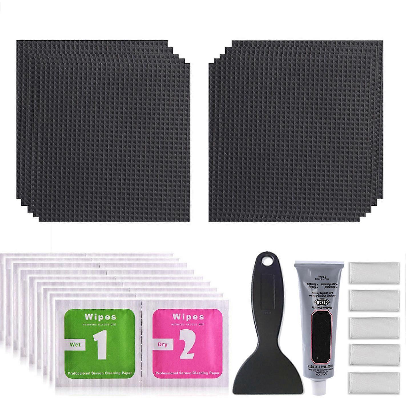 Trampoline Patch Repair Kit, Square Trampoline Kit, Trampoline Patch Stitching Repair Kit, Trampoline Fixing Kit, Trampoline Accessory for Fix Hole & 