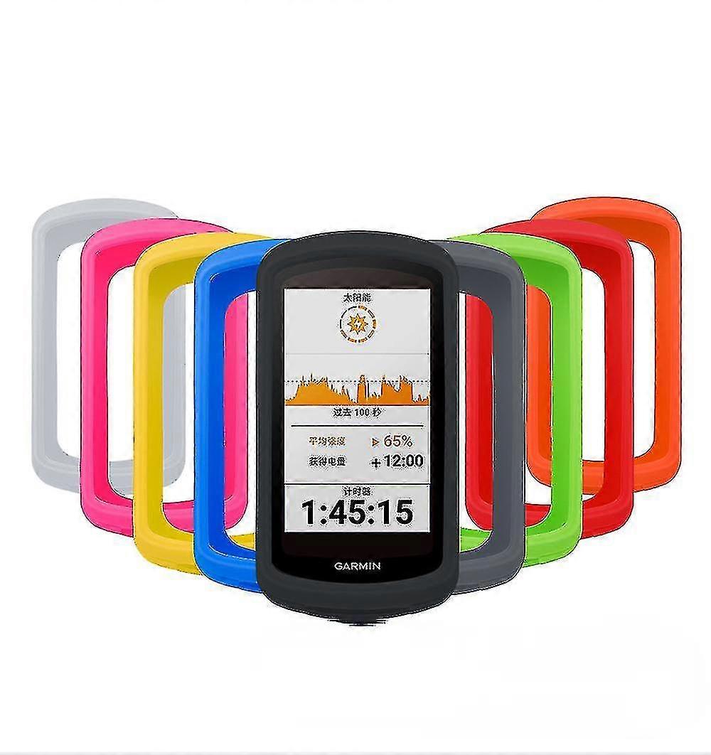 蓝色 Garmin Edge 1040 秒表套 Edge 1040 自行车硅胶套