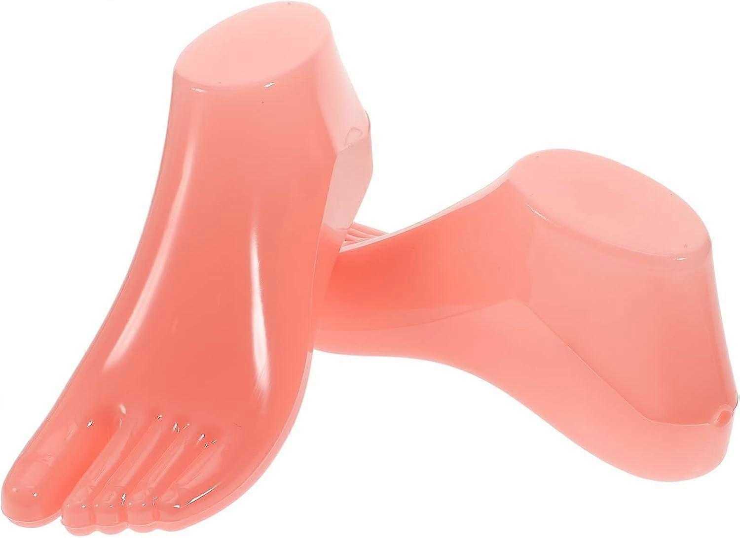 Manechin Foot Display Model Picior Alb 1 Pereche Plastic Picior Model Pantofi Suport Femeie Plastic Picior Model Unelte Manechin Foot Display (Alb) Plastic