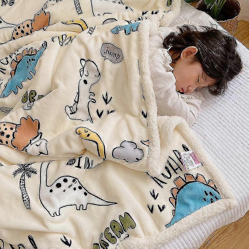 Super Cute Varm Fleece Tæppe Tykke tæpper til senge Fleece tæpper og kaster vinter voksen barn seng Cover Ns2
