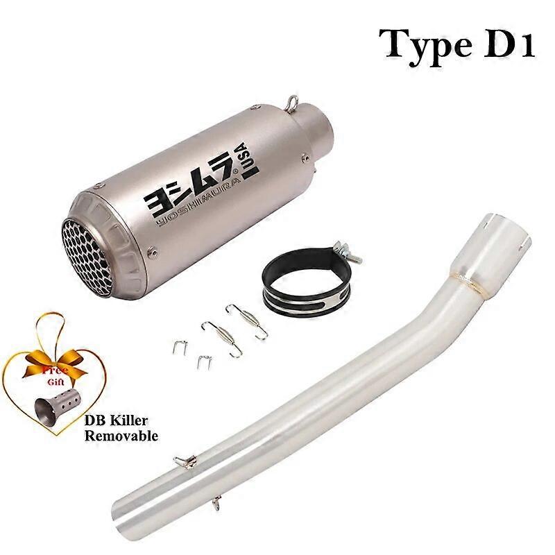 Slip On fr Yamaha YZF-R1 R1 1998-2003 Motorrad Auspuff Escape System Mittel glied Rohr modifiziert Schall dmpfer abnehmbar DB Kiiller