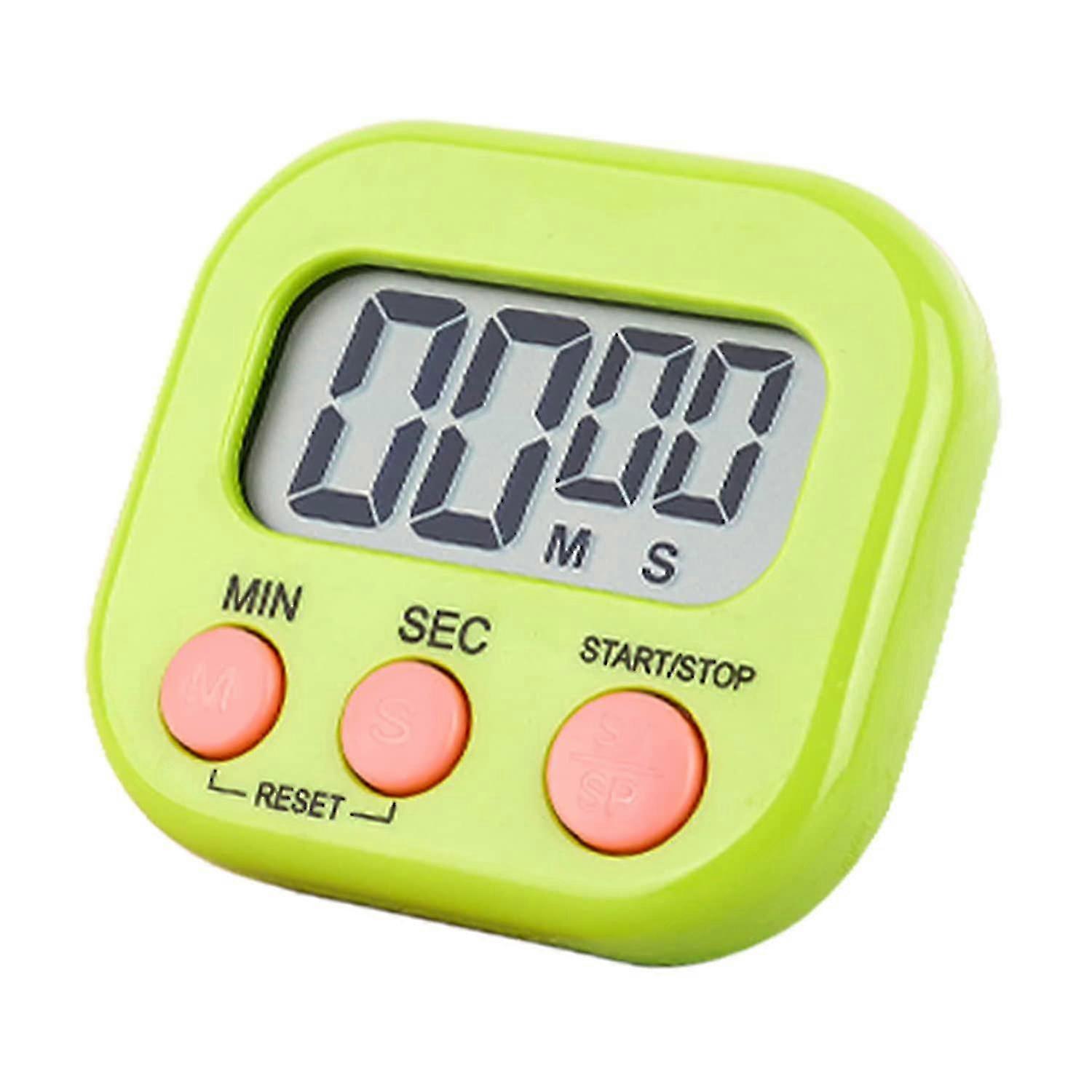 Magnetic Kitchen Timer Clock Digital Visual Timer Bright Display Count-down Stopwatch