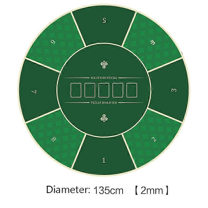 Deluxe Suede Texas Holdem Game Table Mat Non-derapant Rubber Table Top Cloth Casino Board Home Gaming Pad Poker Accessory Tableface de masă