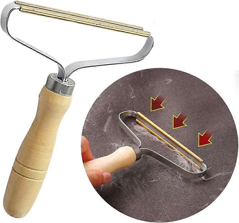 Portable Lint Remover, Heilwiy Double Sided Lint Rollers Reusable Clothes Fuzz Shaver Gift