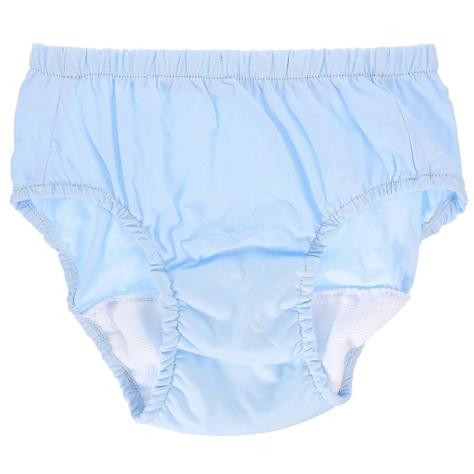 Äldre blöja tvättbara inkontinensunderkläder bomull urinvägsunderkläder (L)