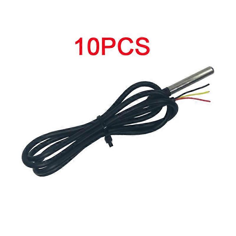 10PCS/Lot ds18b20 Temperature Sensor, 5/15/20pcs DS18b20 Waterproof Temperature Sensor With Stainless Steel Probe for Incubation