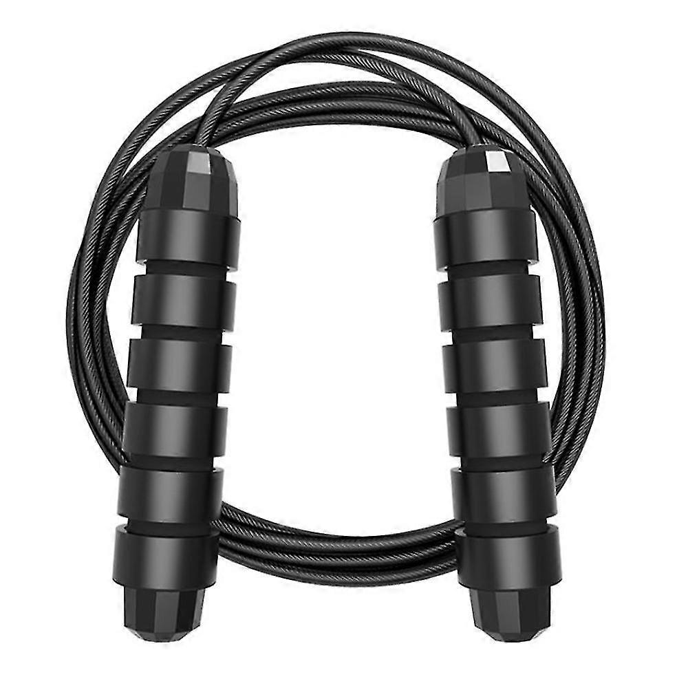 Jump Rope Tangle-Free Ball Bearing Fast Rope Skipping Adjustable Memory Foam Anti Skid Handle skipping rope New Fitness speed rope for Men and Women S