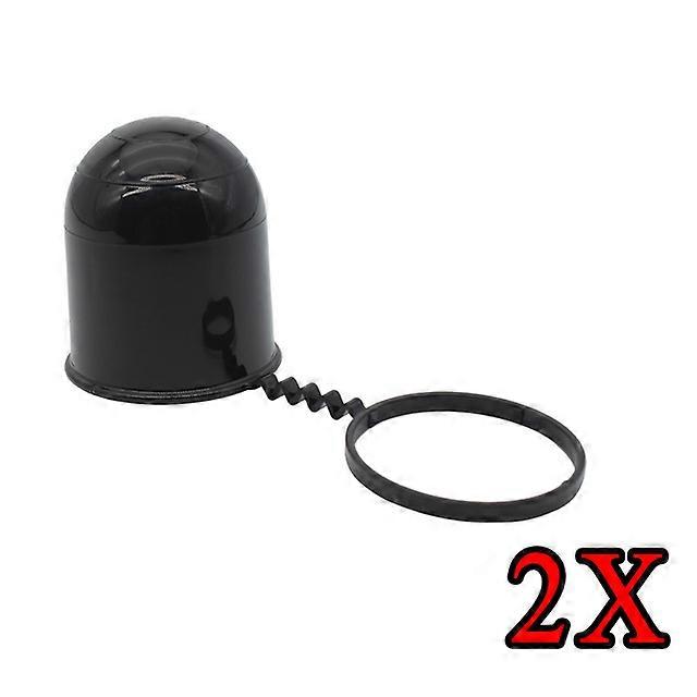 Universal 50Mm Tow Bar Cap Black Durable Caravan Trailer Protection Towing Hitch Tow Ball Cover Car Accessories Prevent Falling xjcl